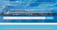 Desktop Screenshot of coursenaustralie.com
